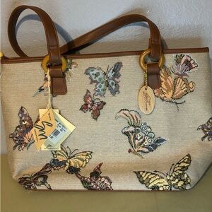 NWT Vintage Stone Mountain Tapestry Shoulder Bag